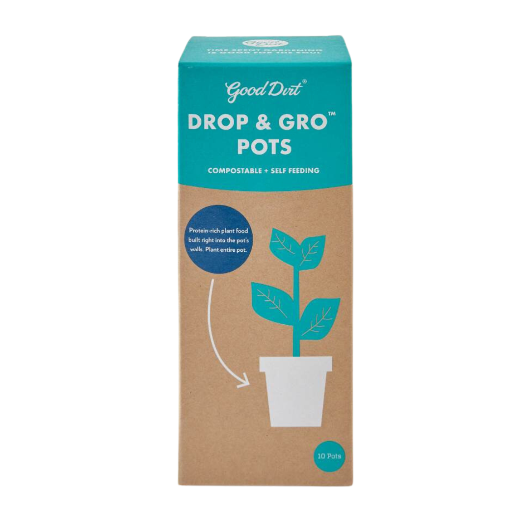 plant food for pots Good Dirt DROP & GRO Pots
